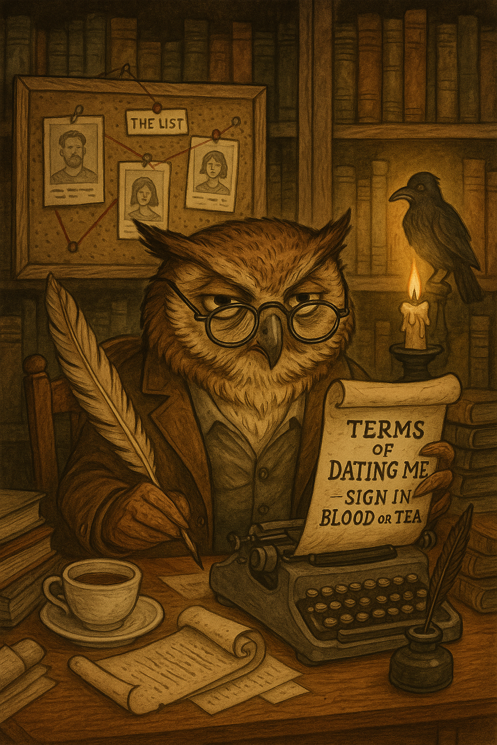 Terms and Conditions for Dating an Owl